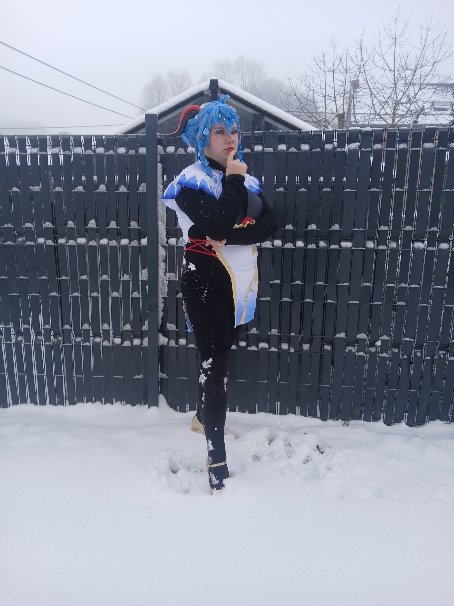 Ganyu in snow — photo 30