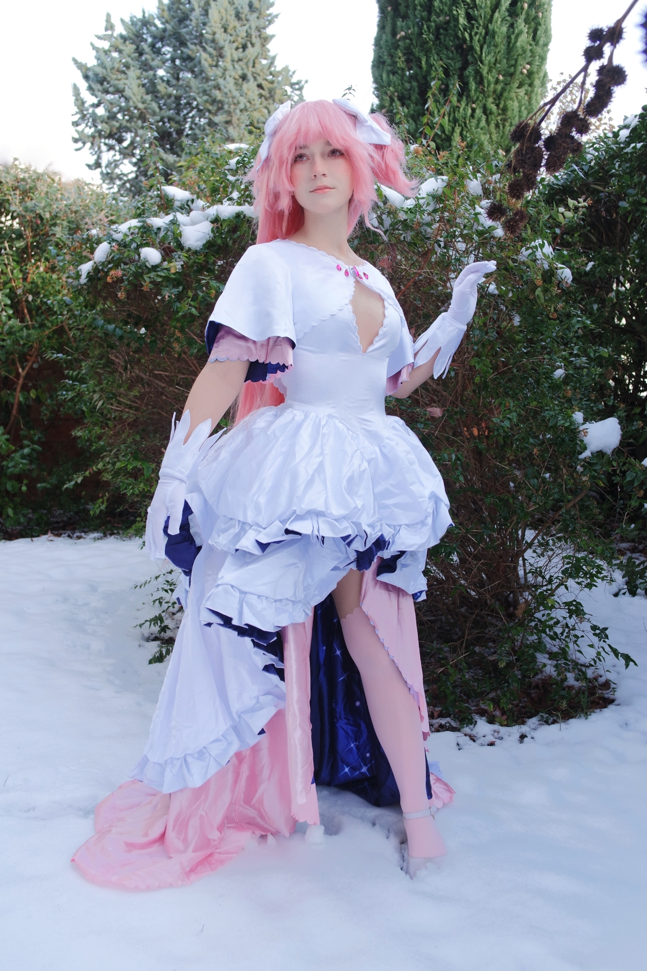 Snowy day w Madoka - Photo 7