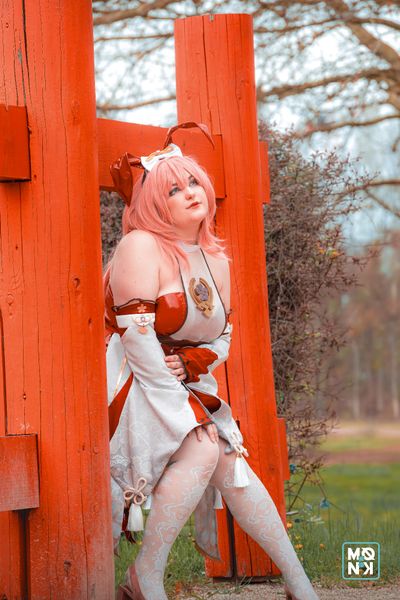 Shai_na - Yae miko Bunny
