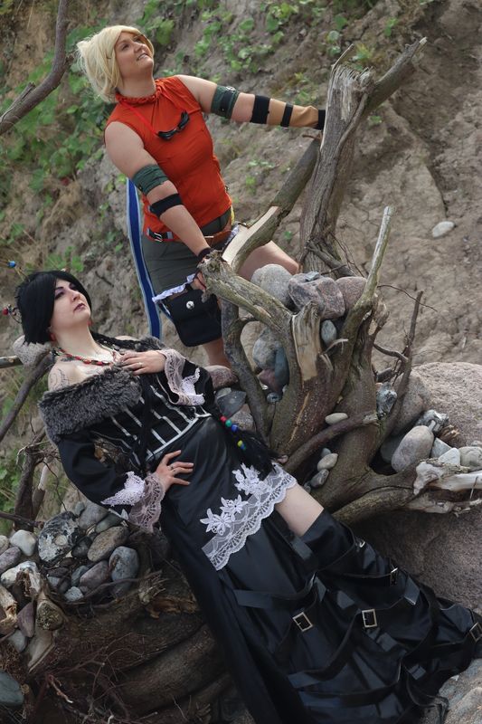 Amy-sama – Rikku mit Yuna&Lulu