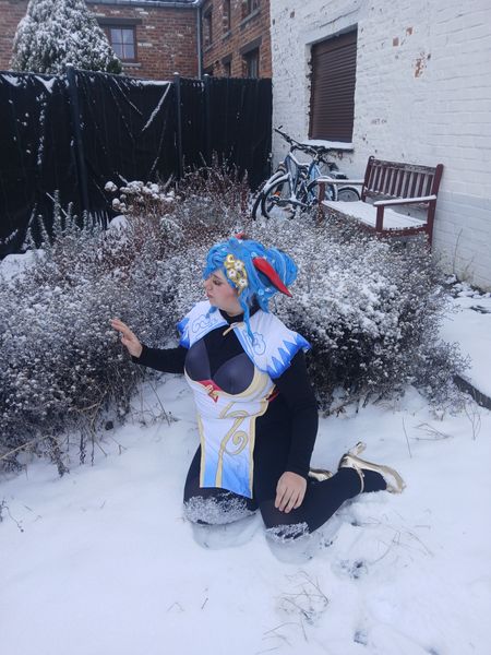 _fluffy_kiddo_ - Ganyu in snow