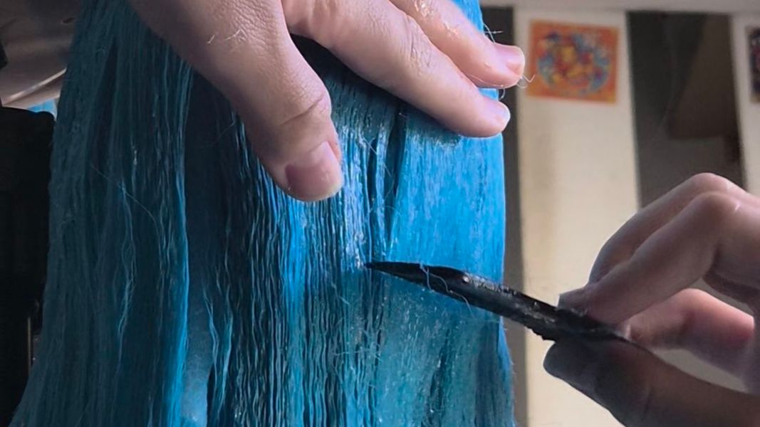 Fold the wick in the wig — illustration 2