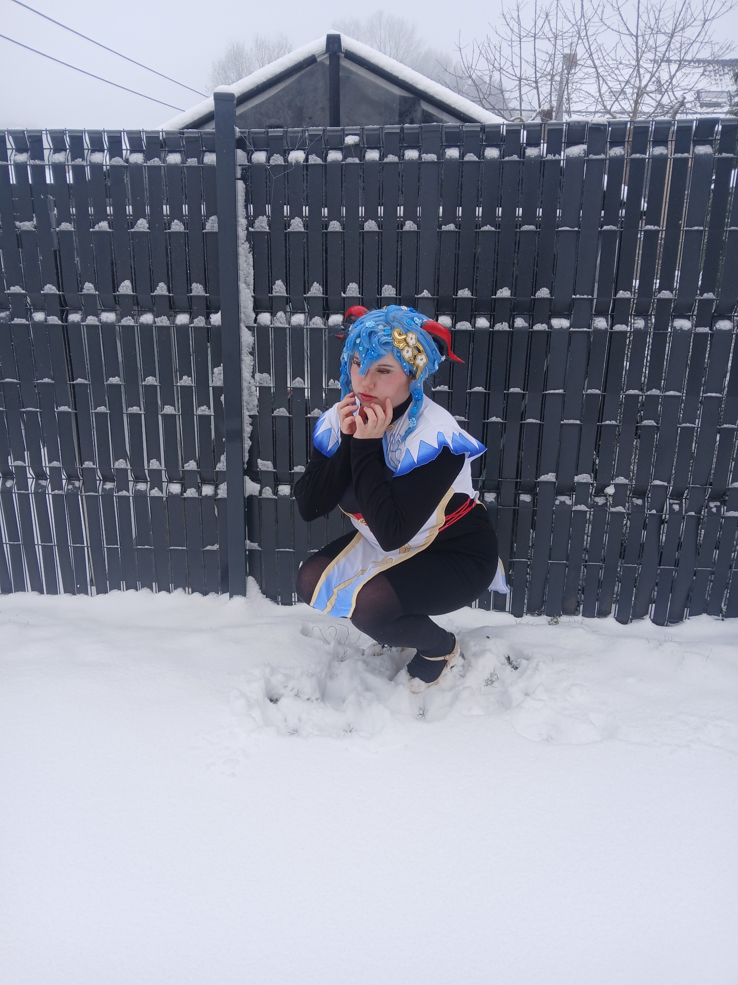 Ganyu in snow - Photo 52