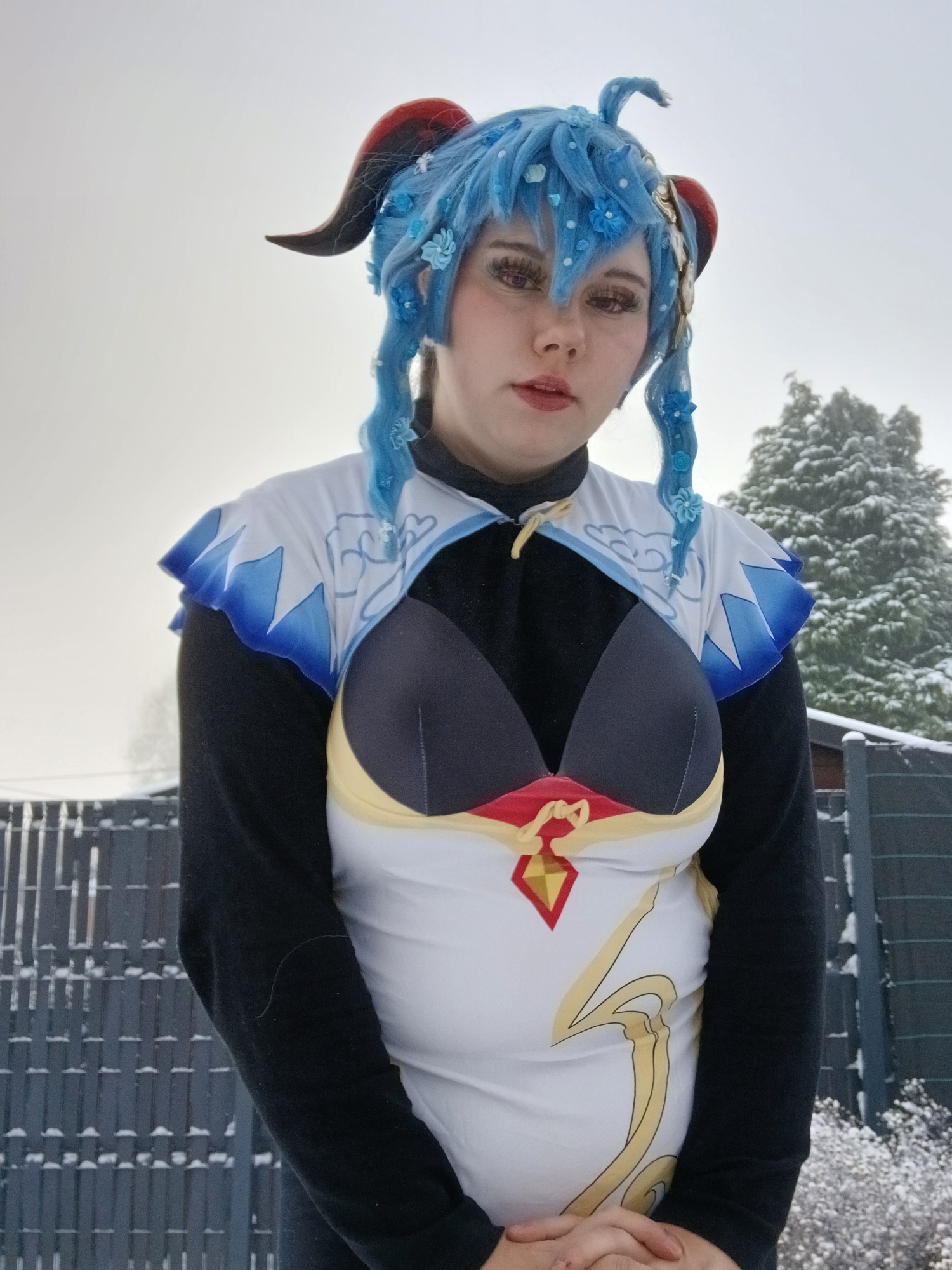 Ganyu in snow - Photo 24