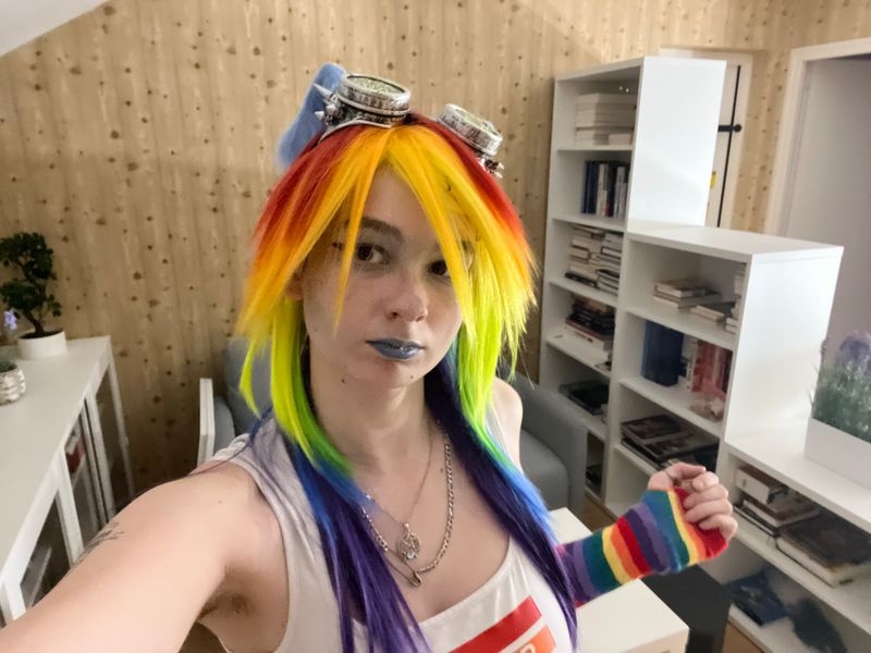 Silver_moon_cosplay - Rainbow Dash