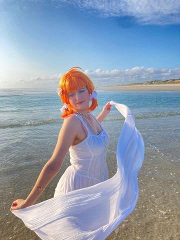 Chika white dress 1