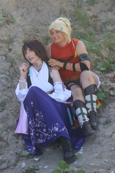 Amy-sama - Rikku mit Yuna&Lulu
