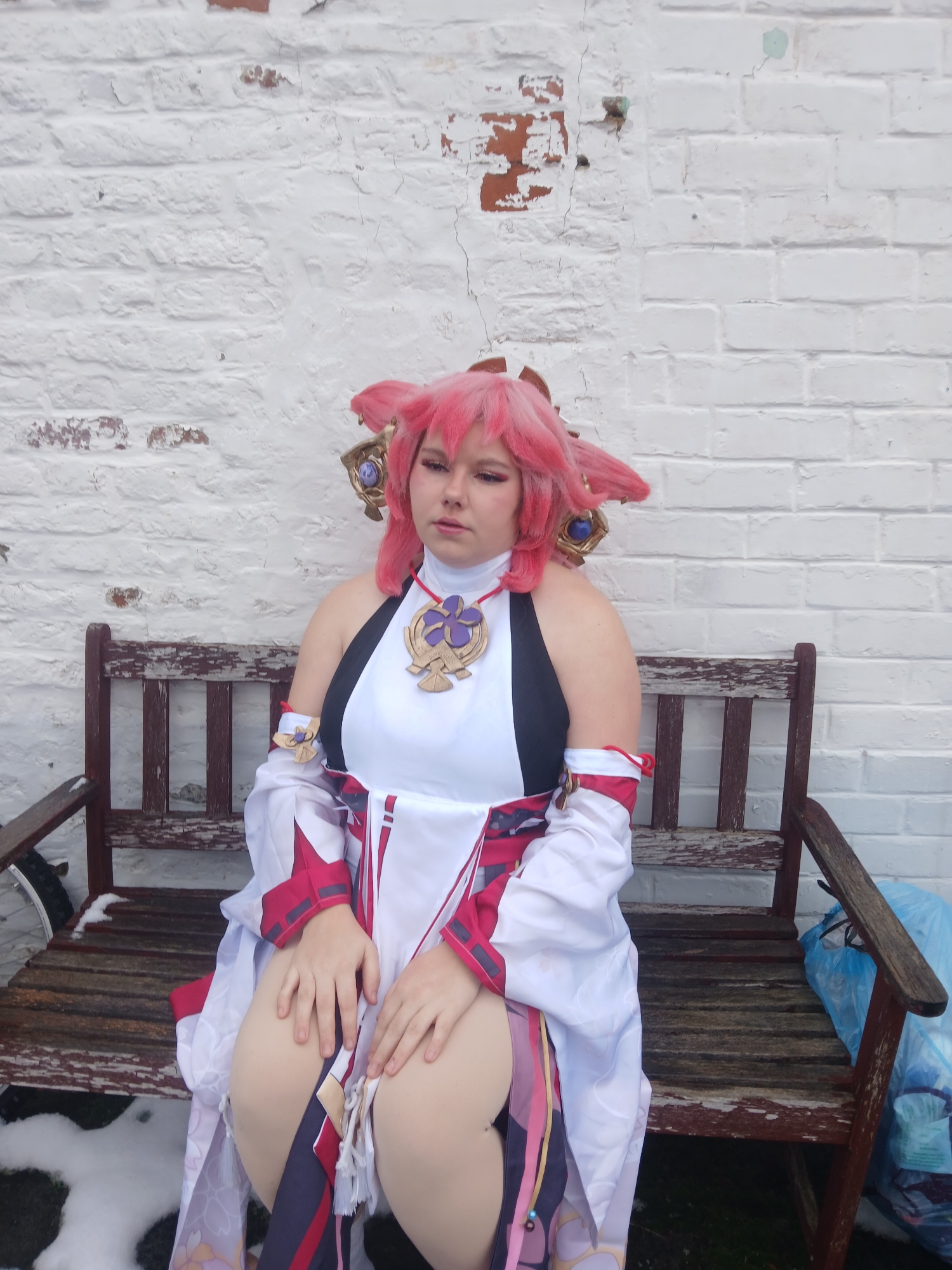 Yae miko in snow - Photo 5